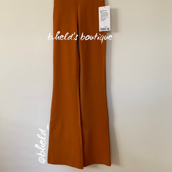 lululemon Groove Super HR Flared Pant Nulu Roasted Orange Size 2 Brand New NWT - Picture 6 of 16